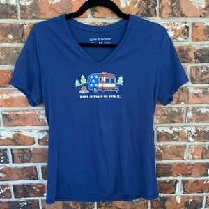 Life is Good Camper tee